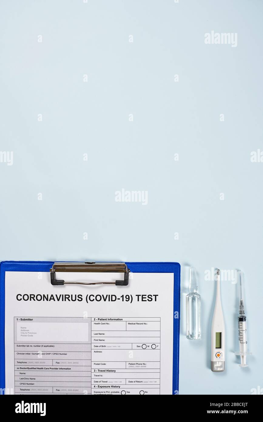 Coronavirus test form. Getting the COVID-19 test. Testing for 2019-ncov ...