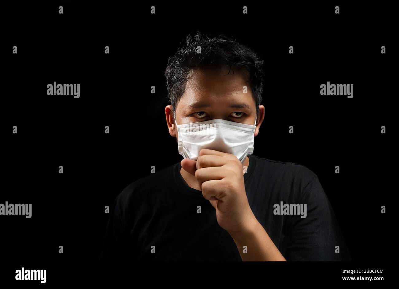 Asian men wearing face masks hi-res stock photography and images - Alamy