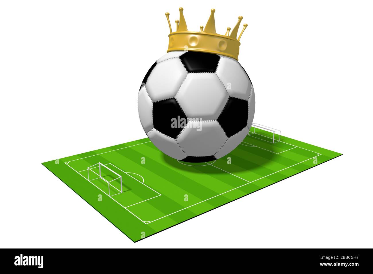 3D soccer/ football concept Stock Photo - Alamy