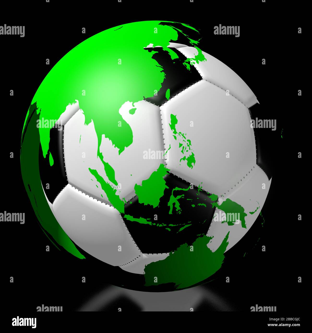 3D soccer/ football championship concept Stock Photo - Alamy