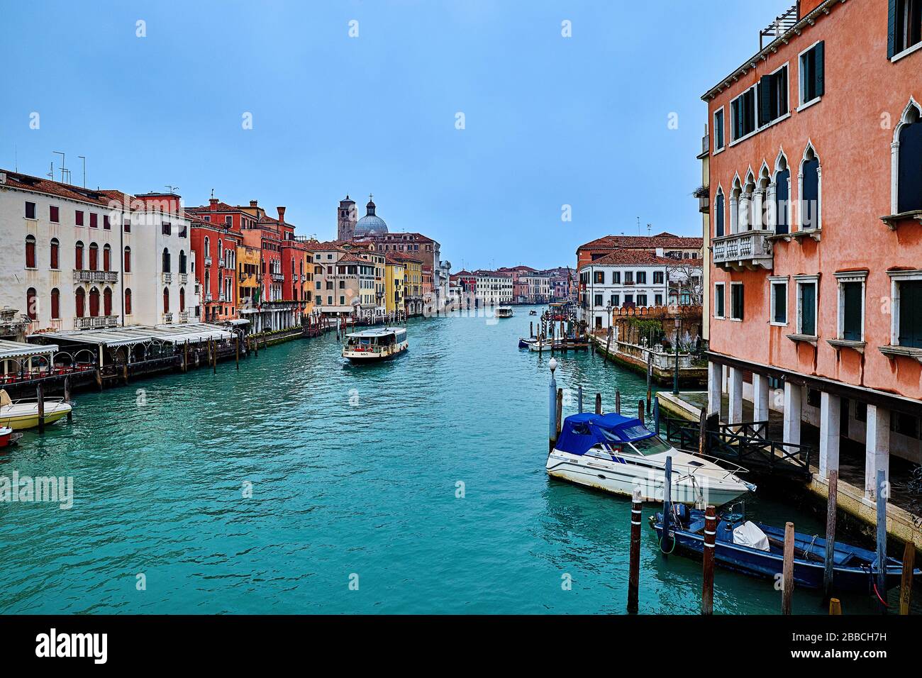 Venice, the capital of northern Italy’s Veneto region, is built on 118 small islands in a lagoon in the Adriatic Sea. It has no roads, just canals, li Stock Photo