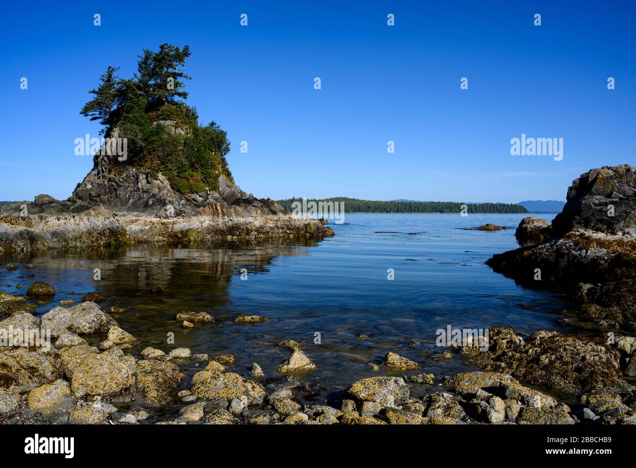 Brady's Beach, Bamfield, Vancouver Island, BC Canada Stock Photo