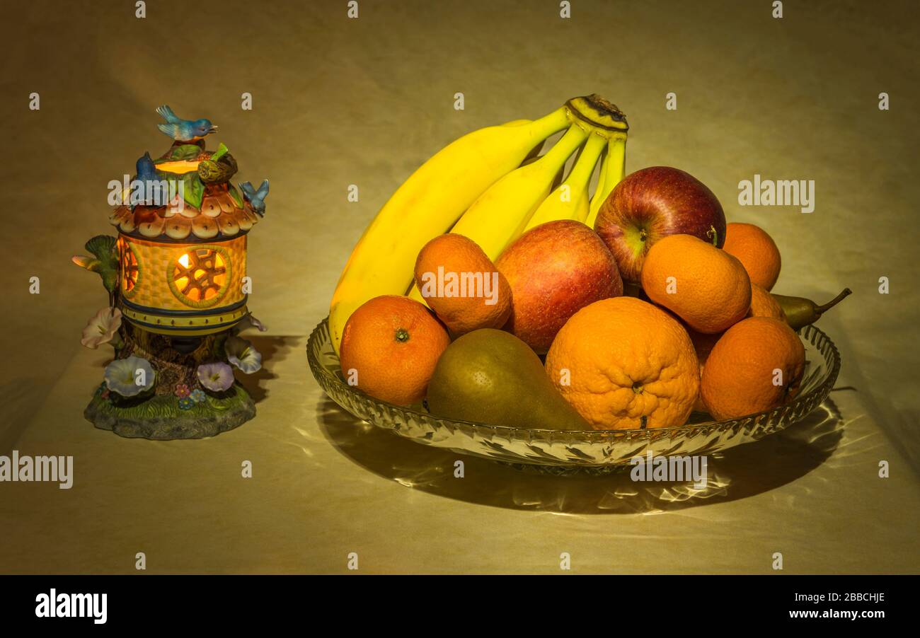 Filling up on vitamins stock photo alamy