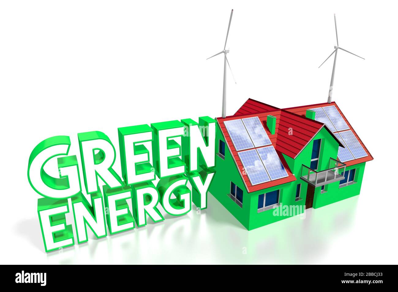 3D solar panels/ green energy concept Stock Photo - Alamy