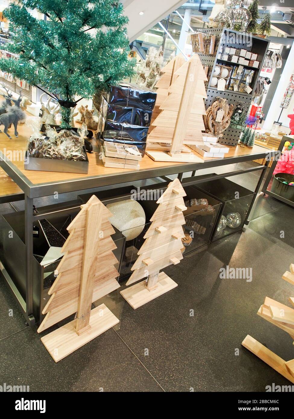 Interior of the British Paperchase stationery supplies, cards, gifts