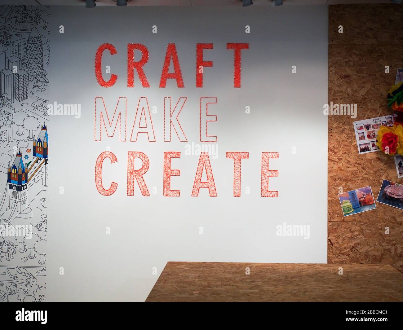 Interior of the British Paperchase stationery supplies, cards, gifts