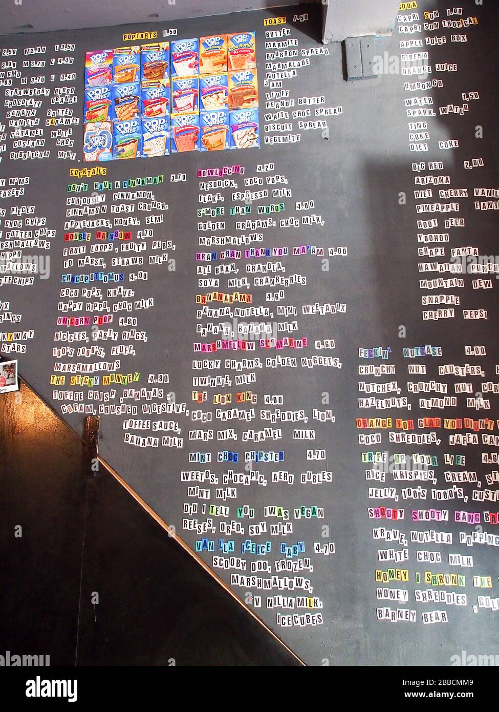 Cereal Killer Cafe at Stables Market, Camden Town London Stock Photo