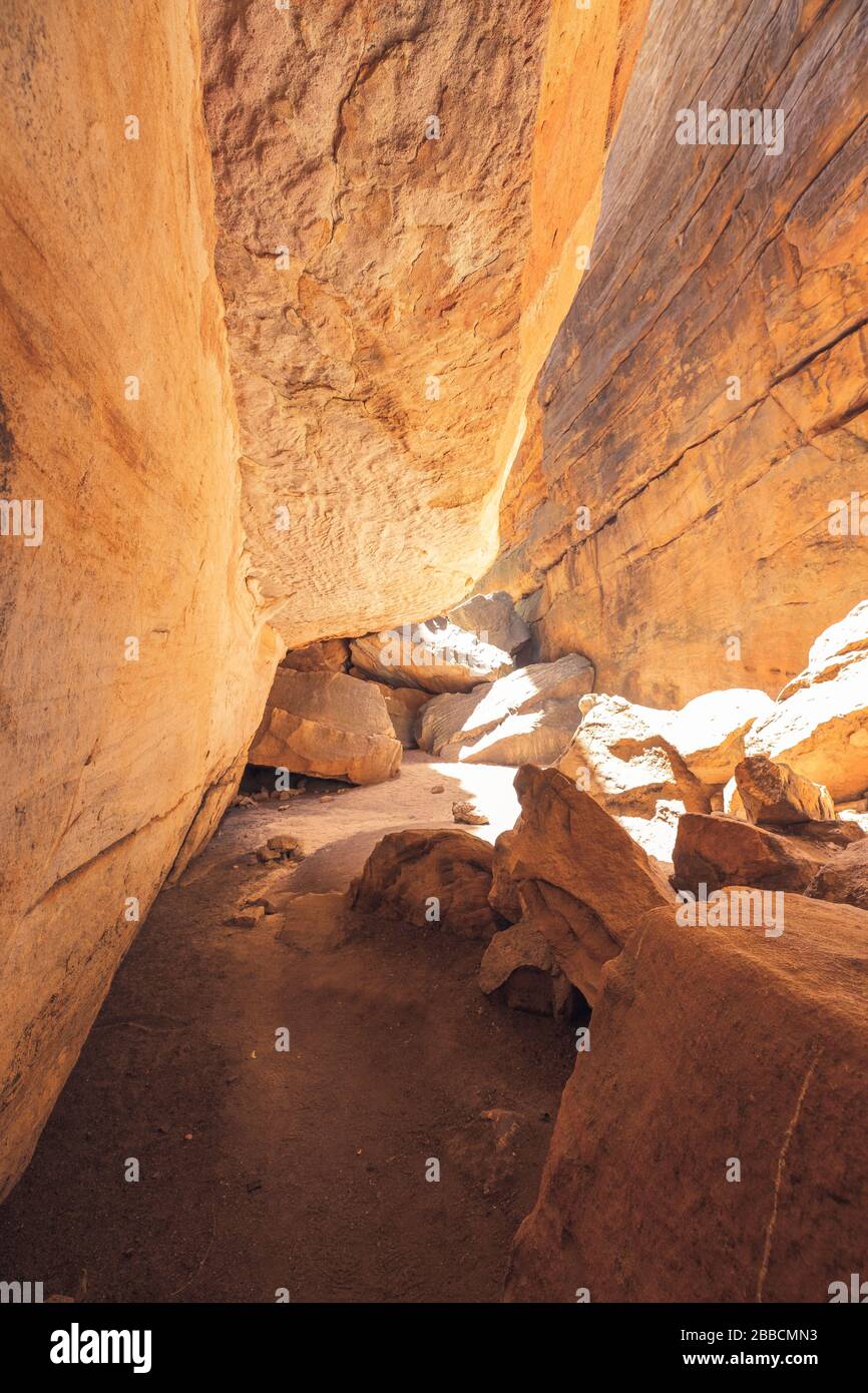 Cederberg rock formations wolfberg cracks Stock Photo