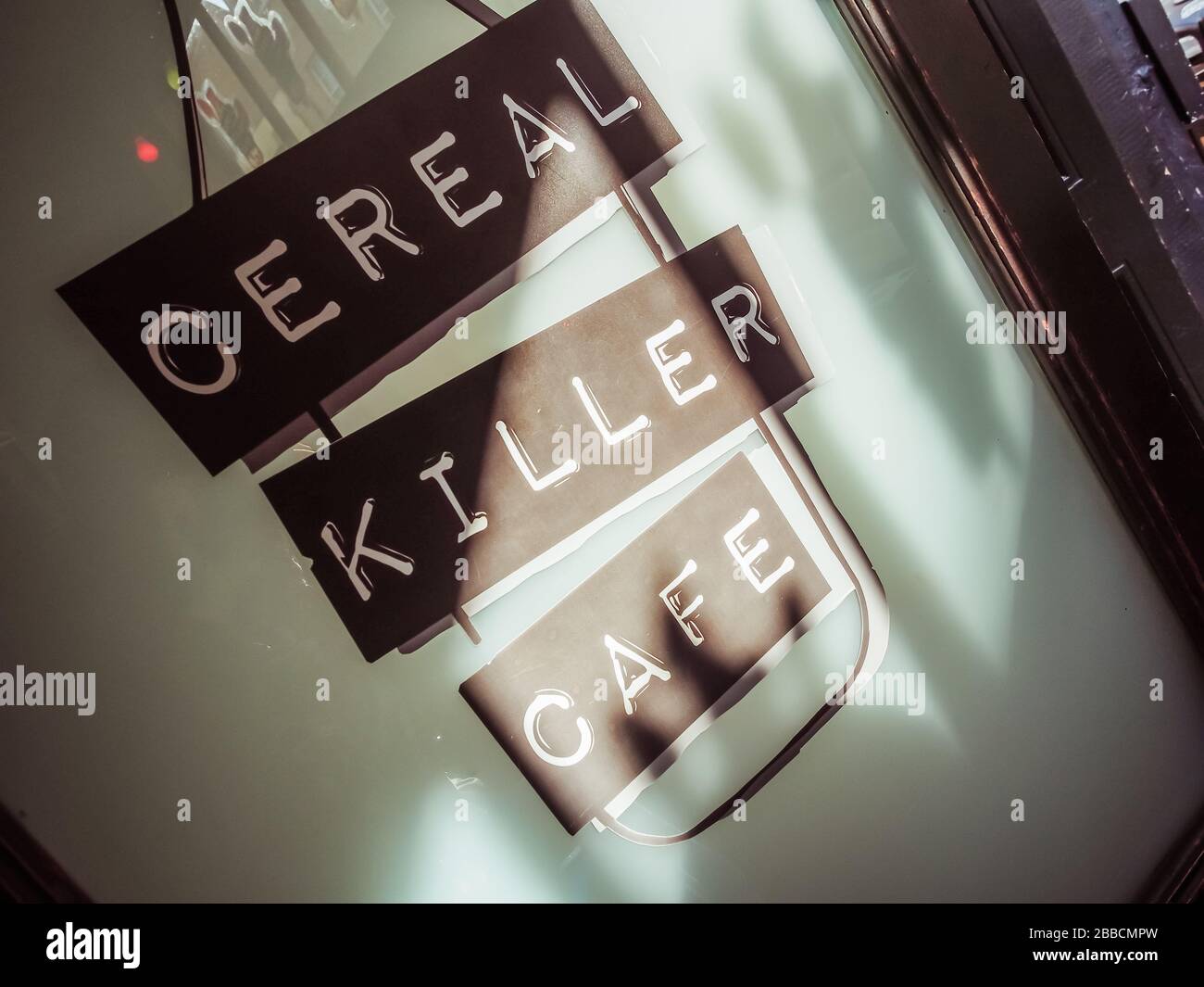 Cereal Killer Cafe at Stables Market, Camden Town London Stock Photo