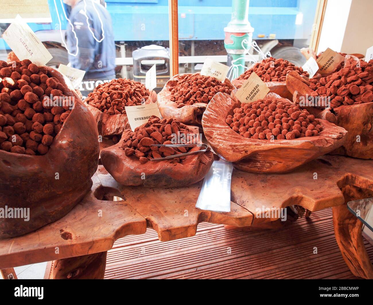 Dark Sugars Cocoa House, a chocolate store in Brick Lane London Stock