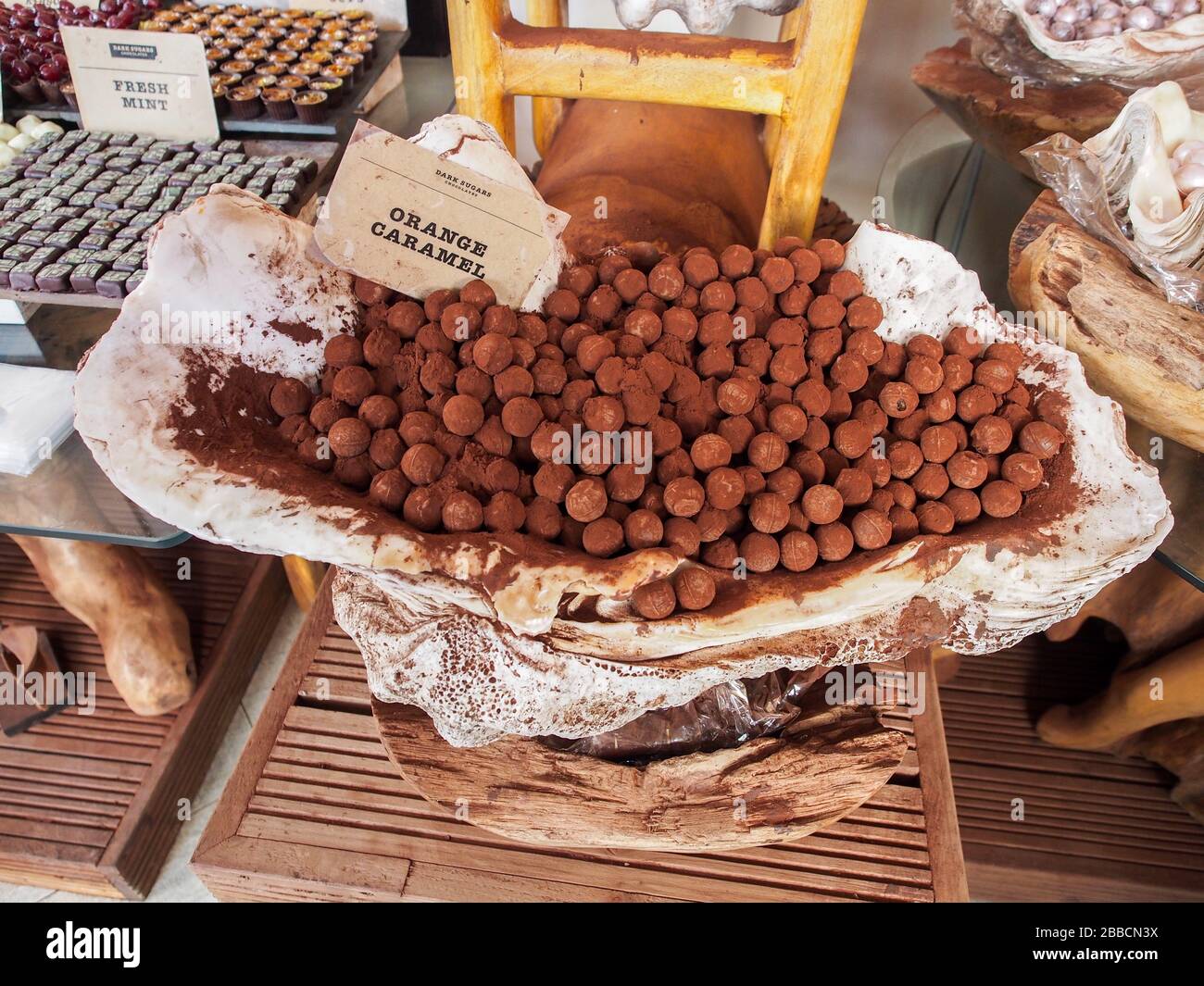 Dark Sugars Cocoa House, a chocolate store in Brick Lane London Stock