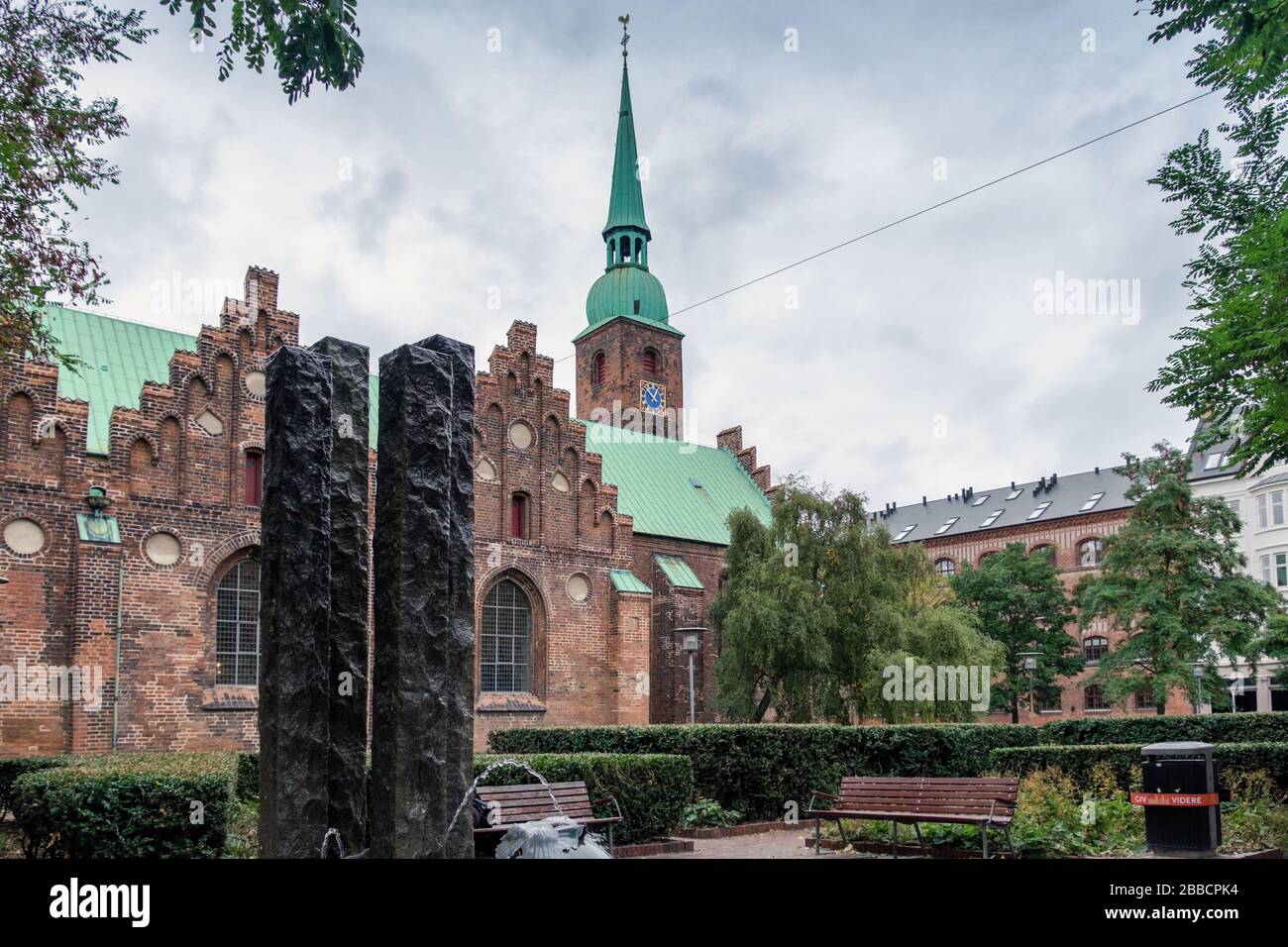 Church of Our Lady or Vor Frue Kirke at Aarhus, Denmark Stock Photo