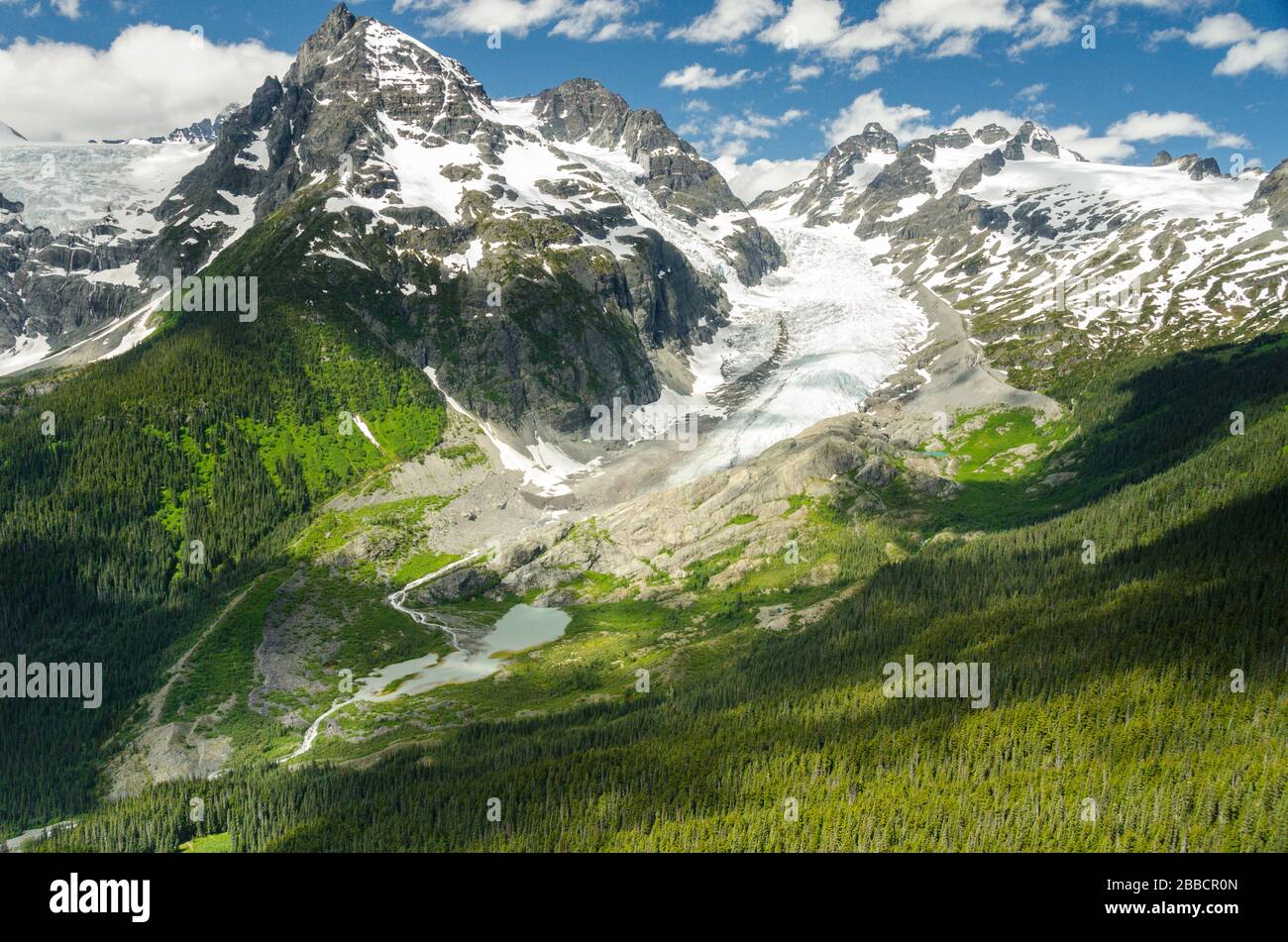 The Burnie Glacier near Smithers, British Columbia Stock Photo