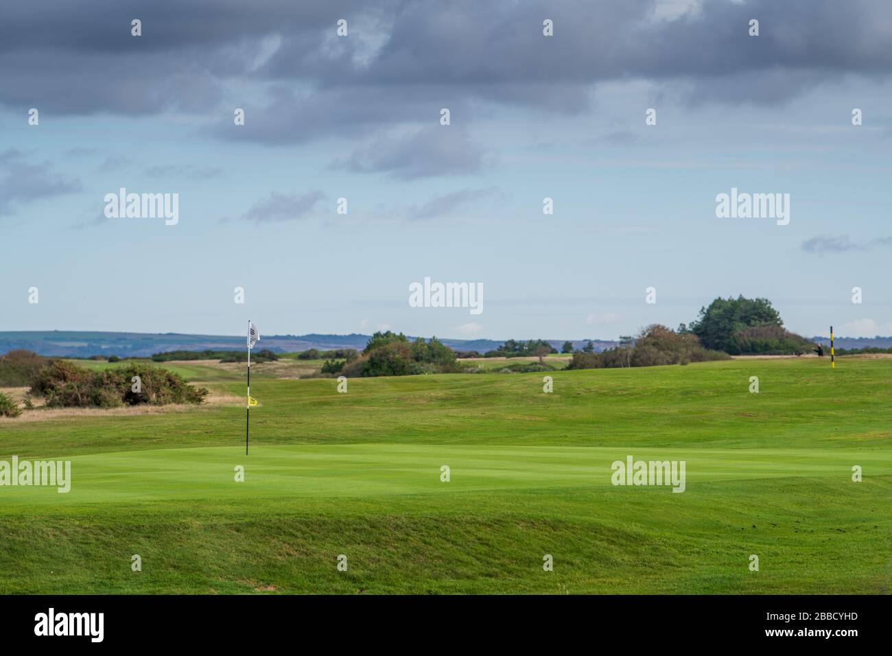 Golf course in France Stock Photo Alamy