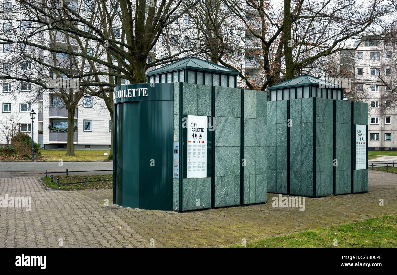 public toilet house in the streets of berlin Stock Photo - Alamy
