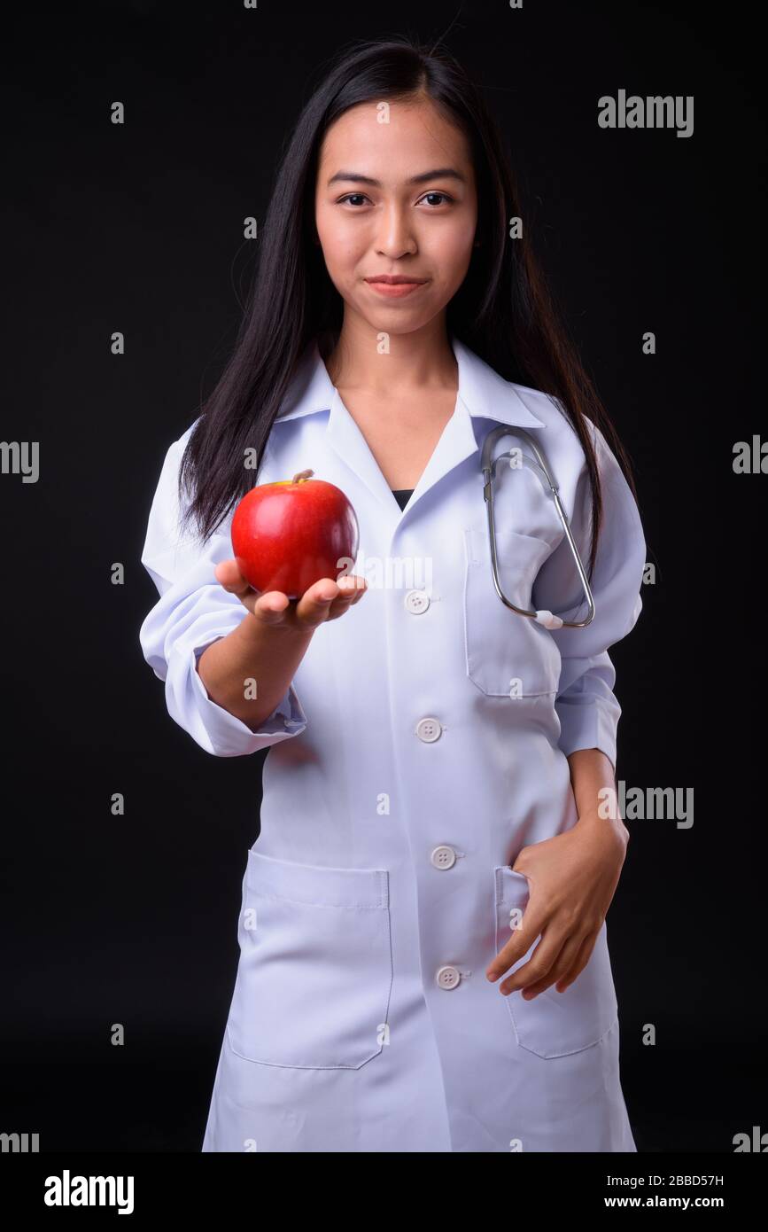 Asian female nutritionist giving hi-res stock photography and images ...