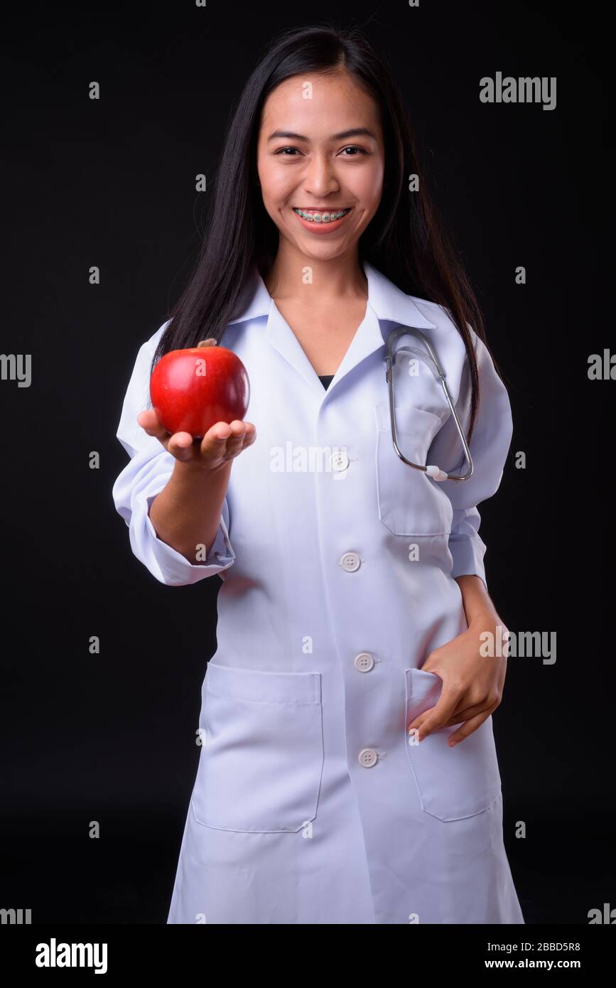 Asian female nutritionist giving hi-res stock photography and images ...