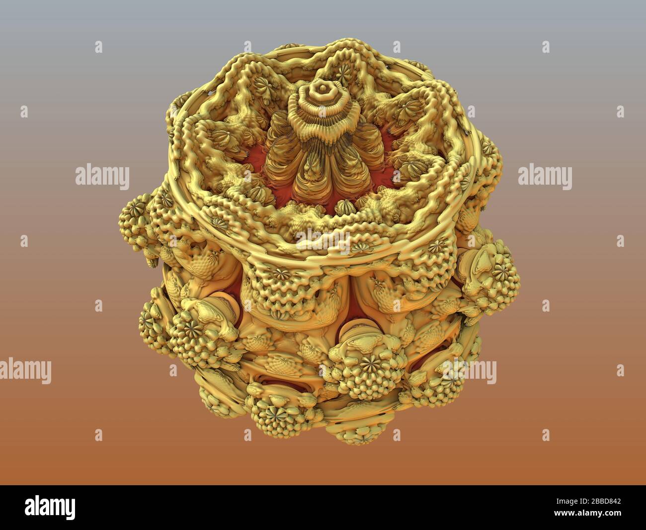 Pictures of three-dimensional fractals Stock Photo - Alamy