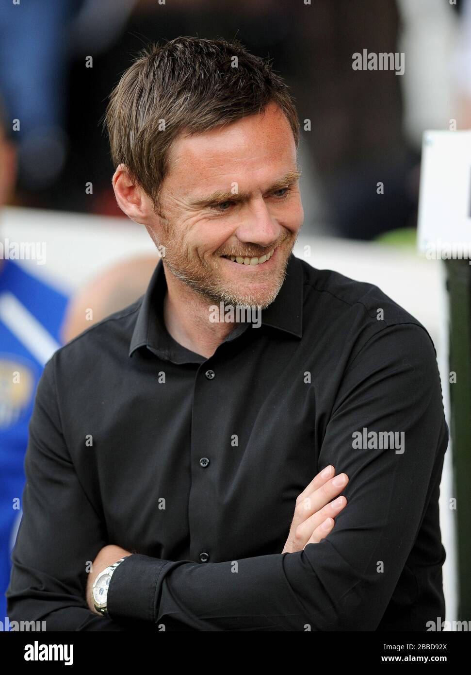 Fleetwood Town manager Graham Alexander Stock Photo