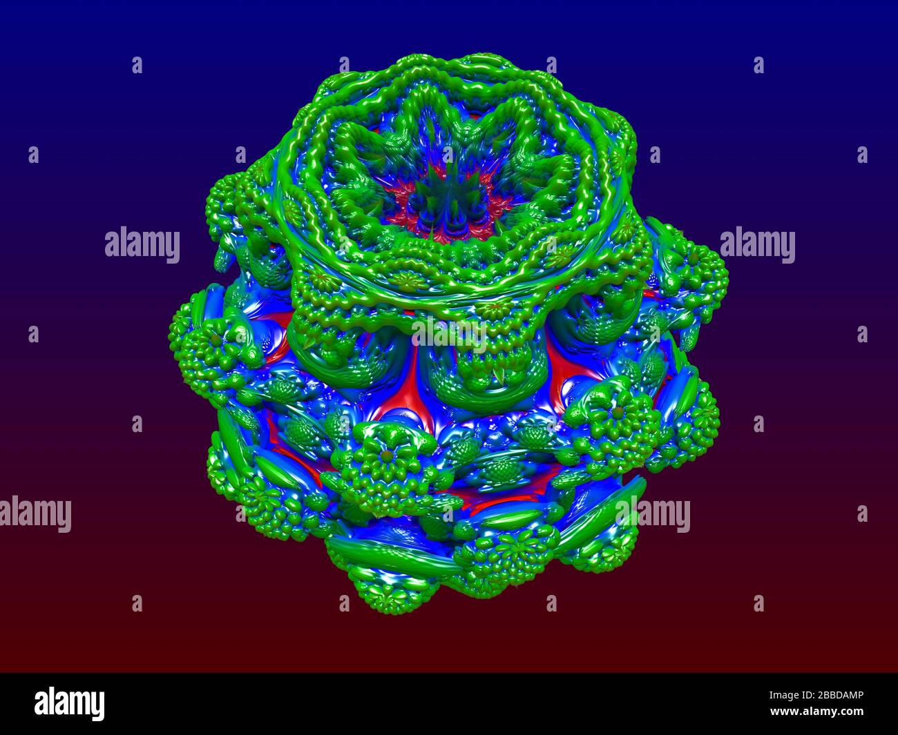 Pictures of three-dimensional fractals Stock Photo - Alamy