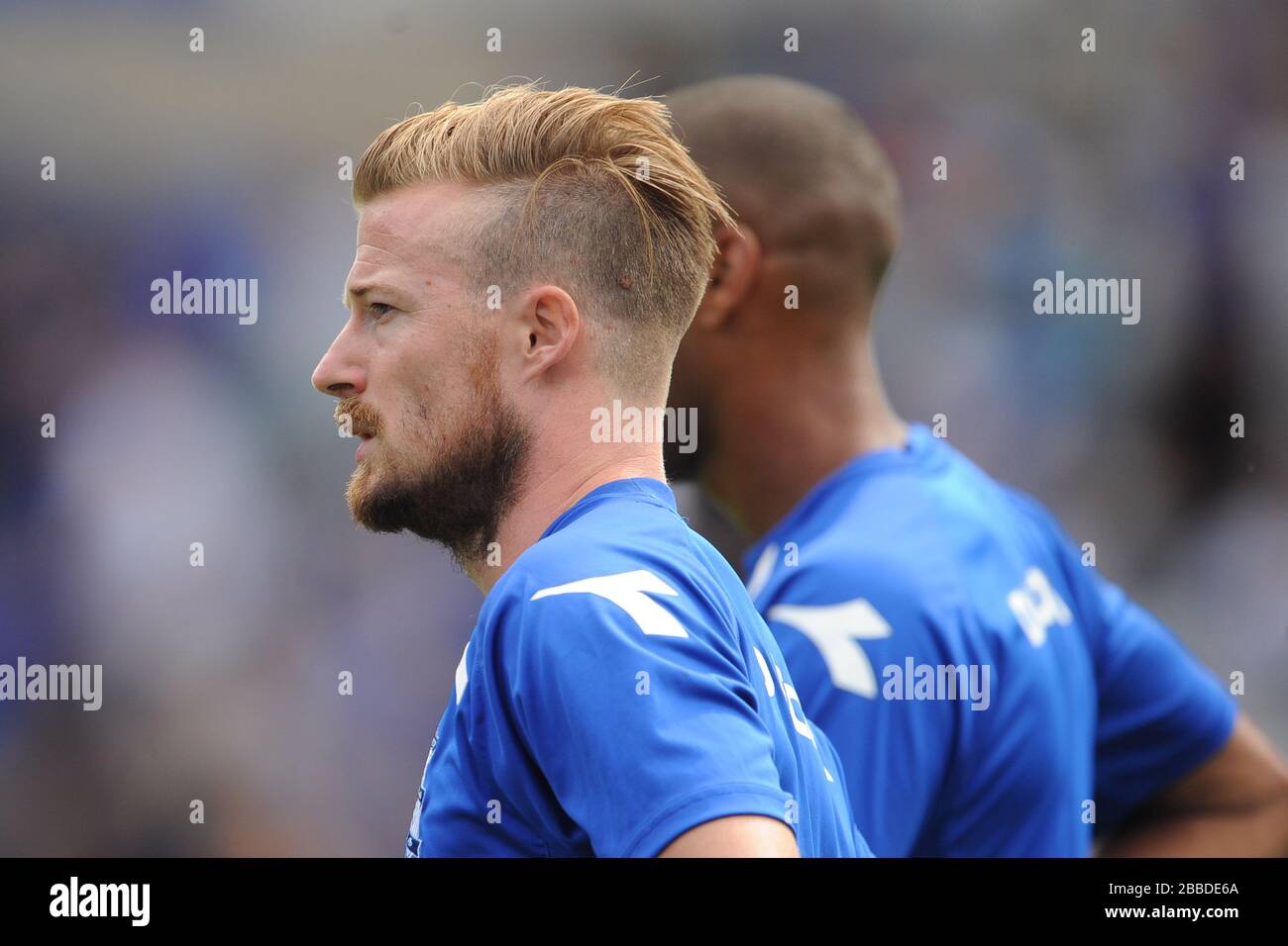 Football headshot head shot portrait haircut hair cut hi-res stock  photography and images - Alamy