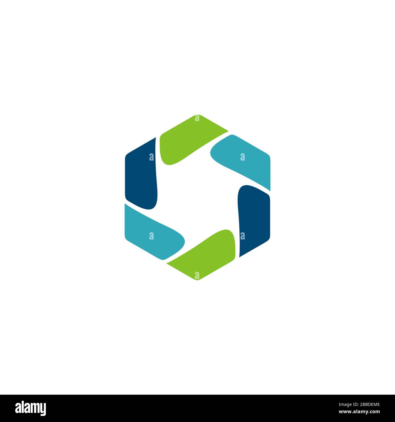 Hexagon Logo Template Illustration Design. Vector EPS 10 Stock Photo ...