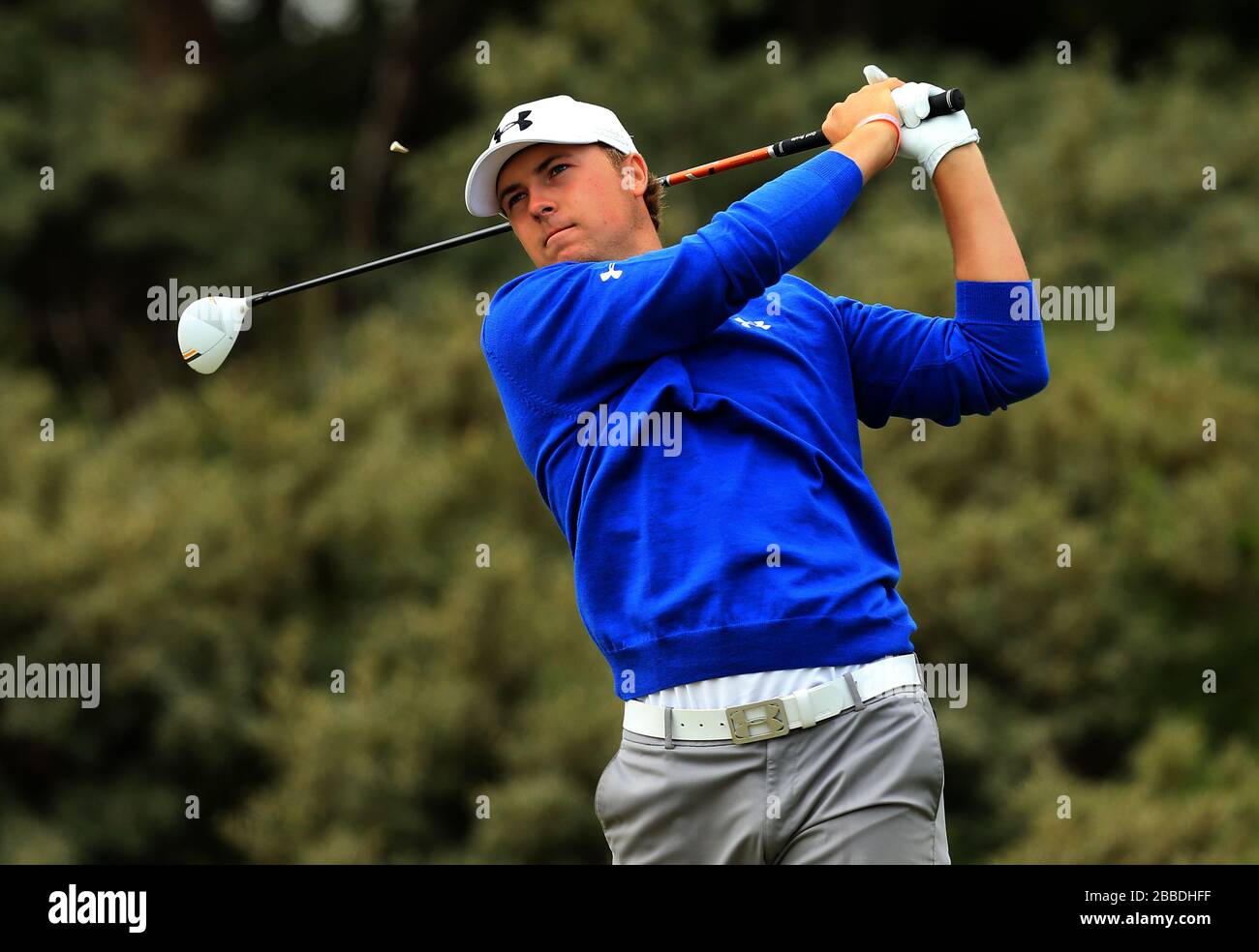 USA's Jordan Spieth during day four of the 2013 Open Championship at Muirfield Golf Club, East Lothian Stock Photo