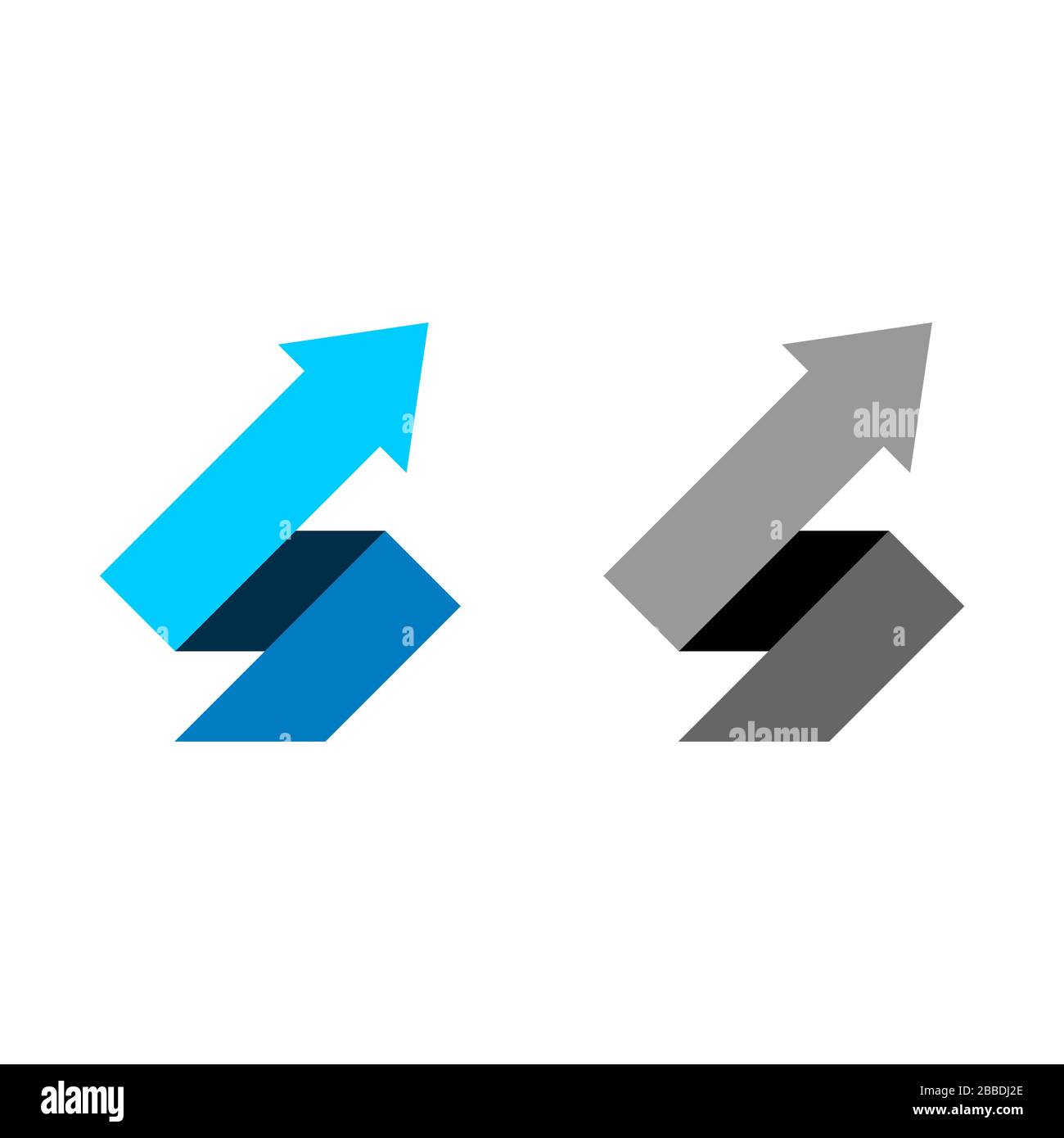 S Letter Arrow Logo Template Illustration Design. Vector EPS 10 Stock ...