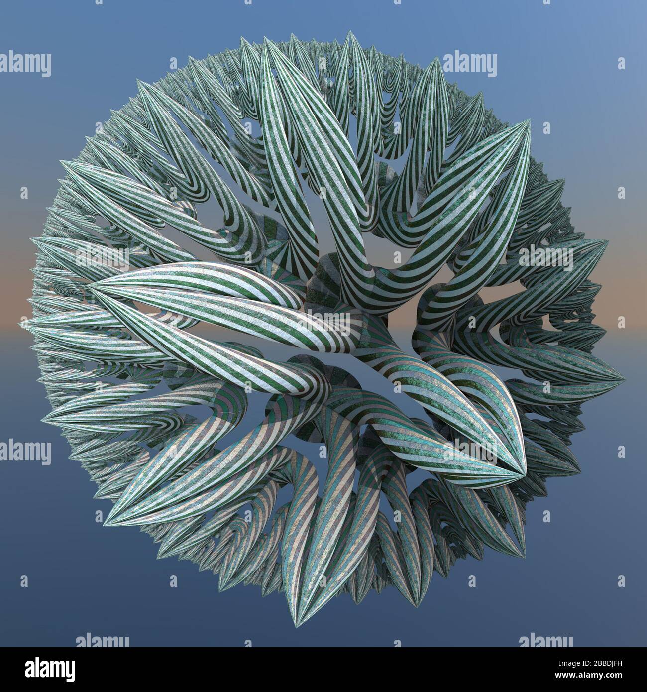 3D illustration of fractals calculated in the computer Stock Photo - Alamy