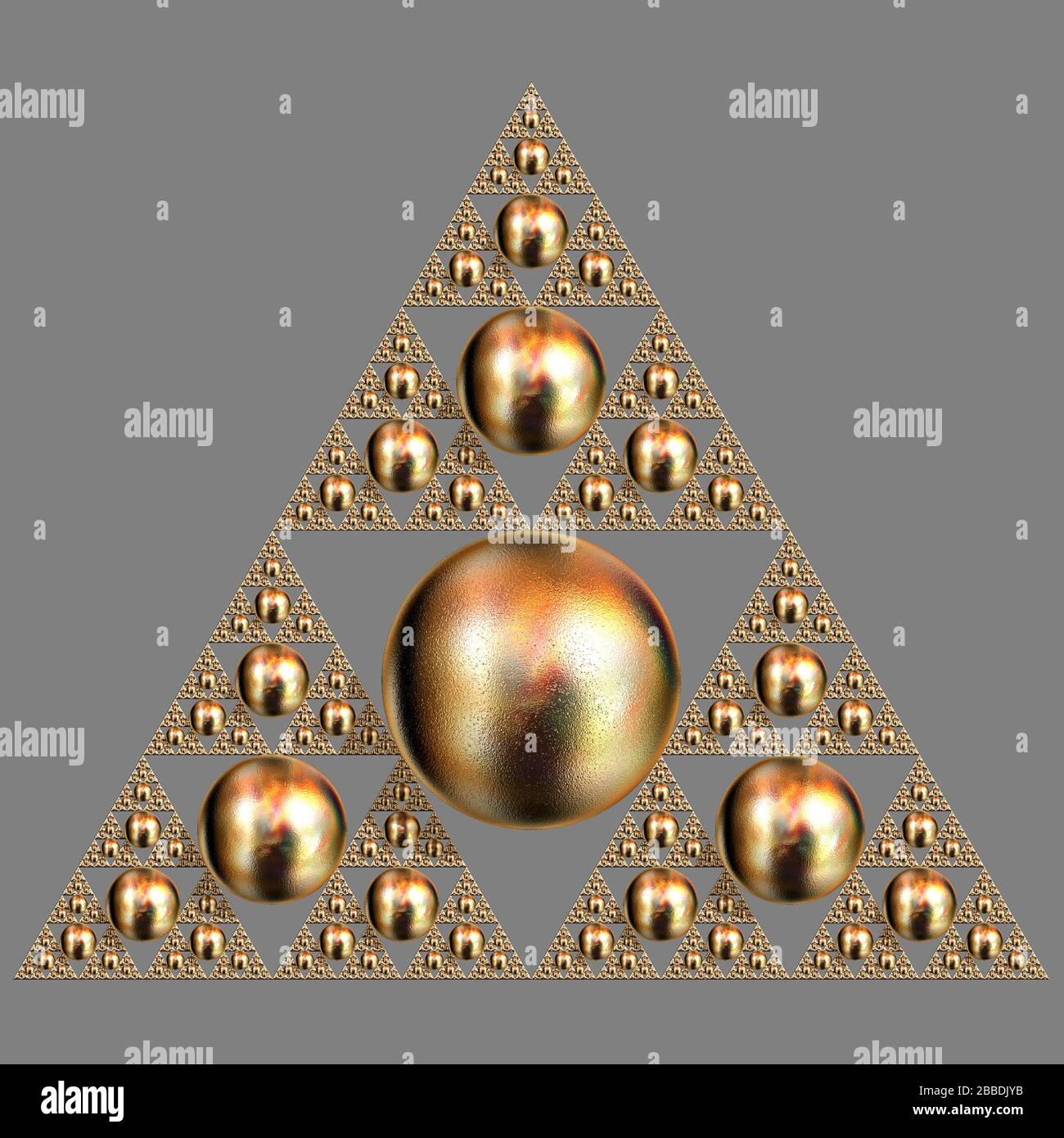 3D illustration of fractals calculated in the computer Stock Photo - Alamy