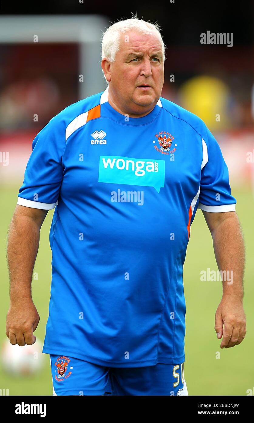 Blackpool Kit Manager Steve Wales Stock Photo Alamy