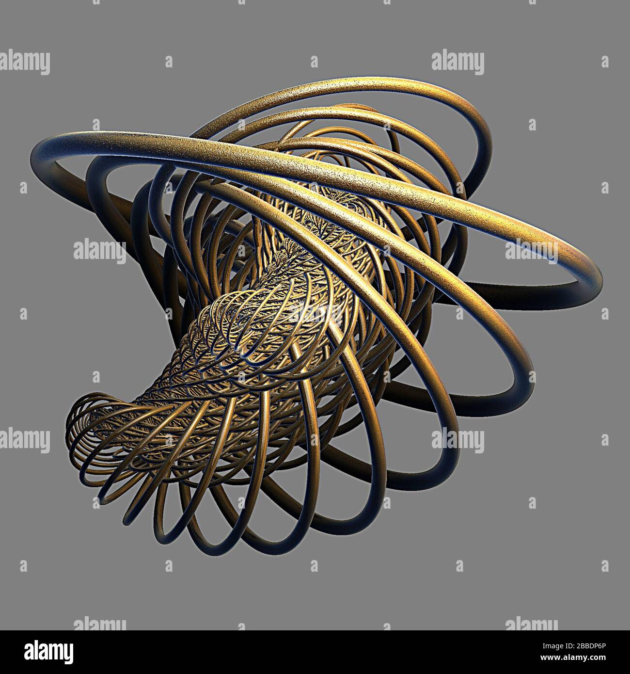 3D illustration of fractals calculated in the computer Stock Photo - Alamy
