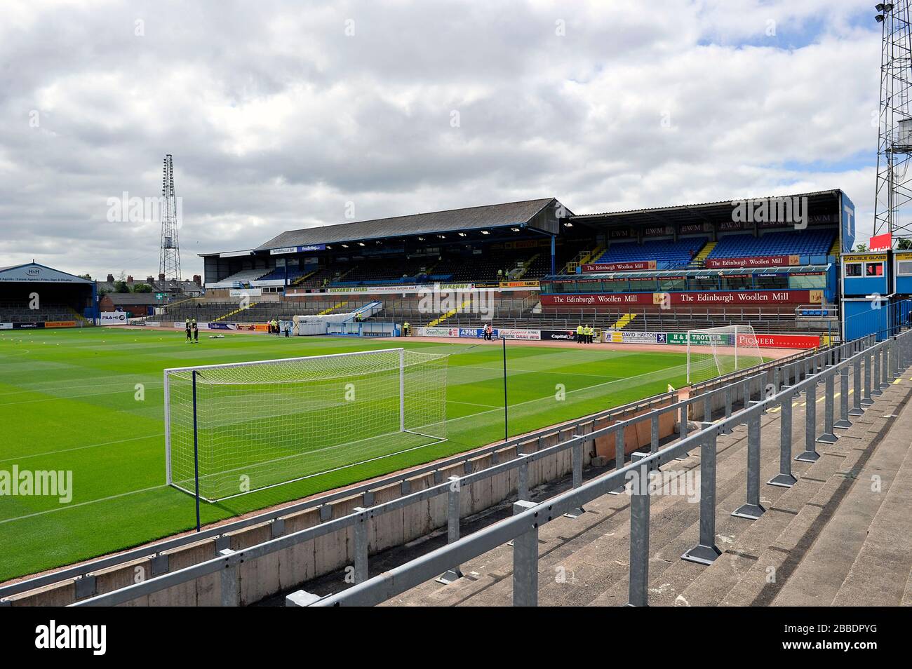 A general view of Brunton Park Stadium Stock Photo Alamy
