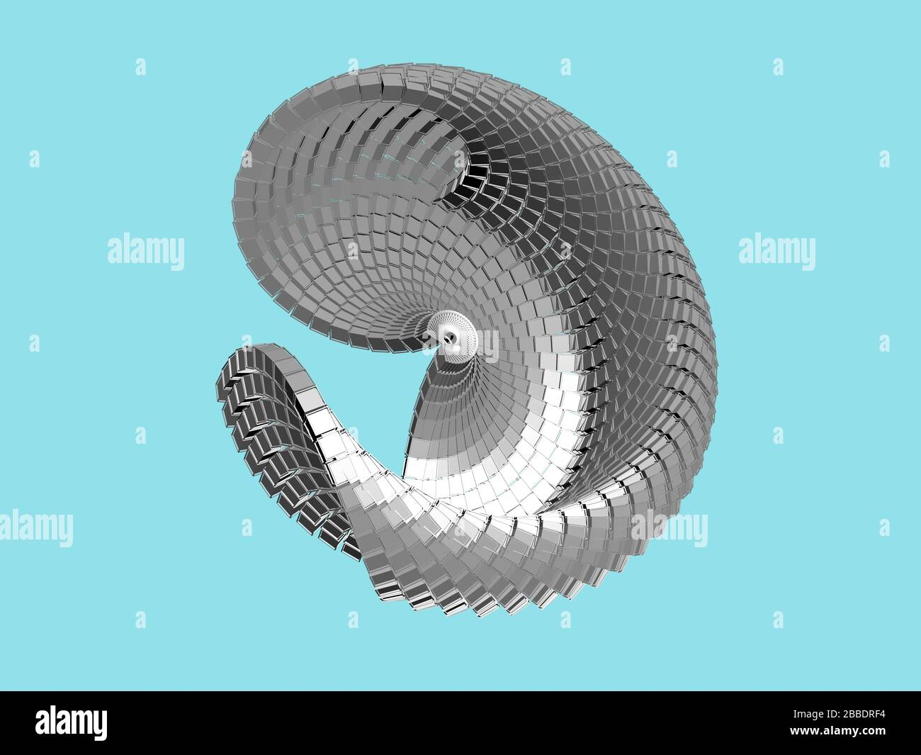 3D illustration of fractals calculated in the computer Stock Photo - Alamy