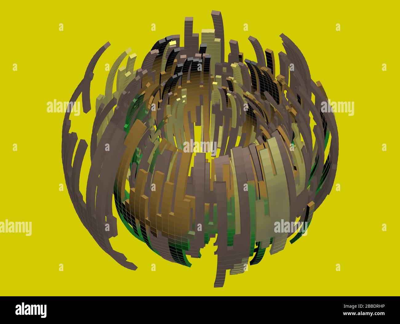 3D illustration of fractals calculated in the computer Stock Photo - Alamy