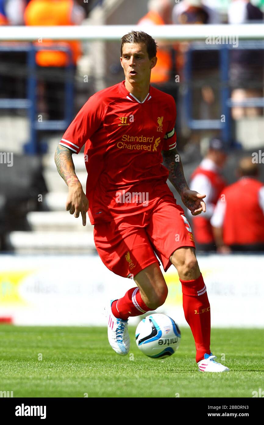 Daniel Agger, Liverpool Stock Photo - Alamy