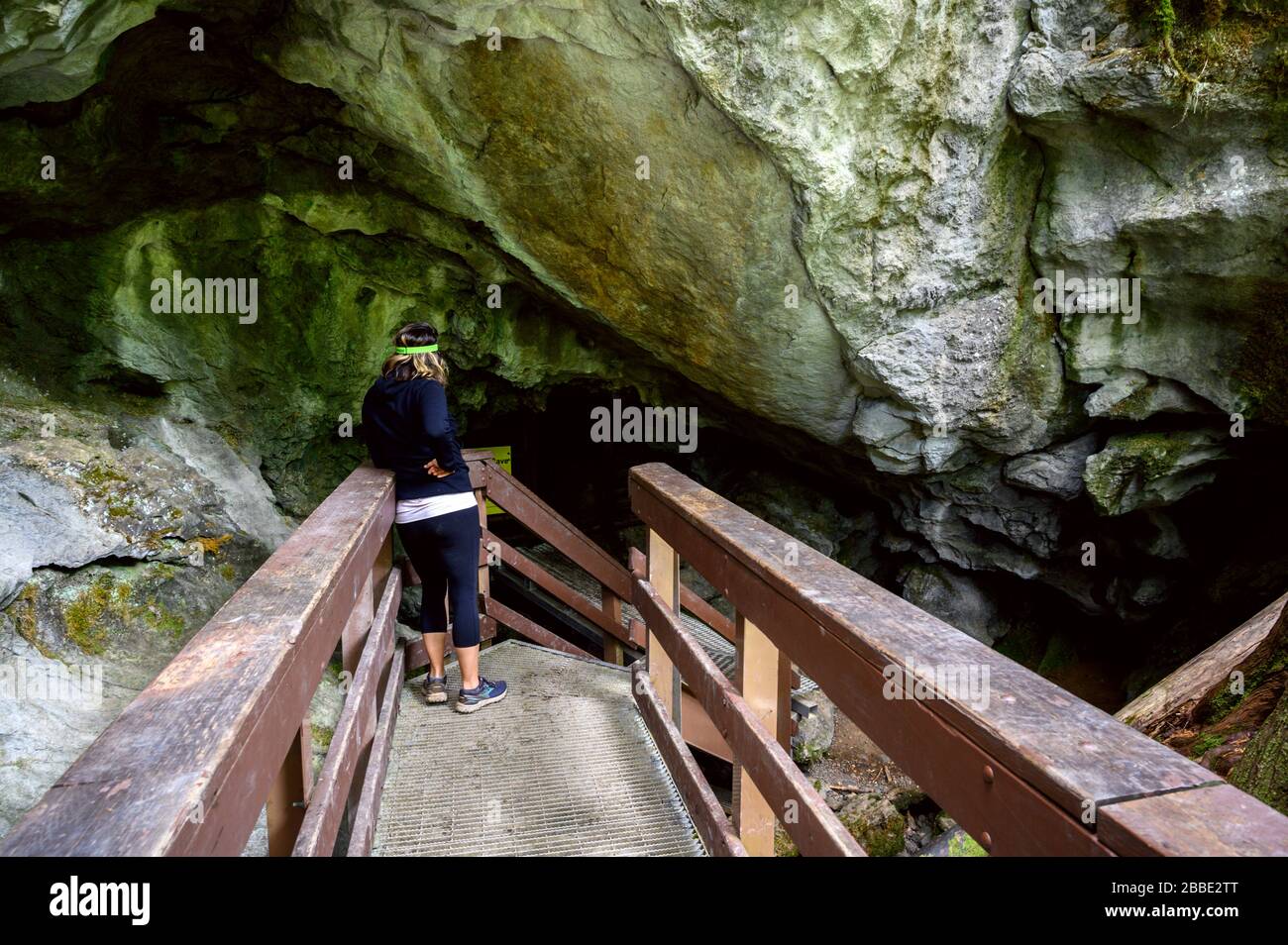 Horne Lake Caves Provincial Park, Vancouver Island, BC, Canada Stock Photo