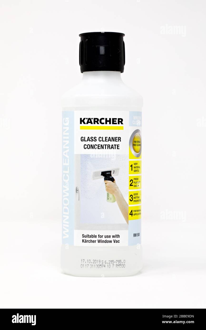 Kärcher glass cleaner concentrate on a white background Stock Photo - Alamy