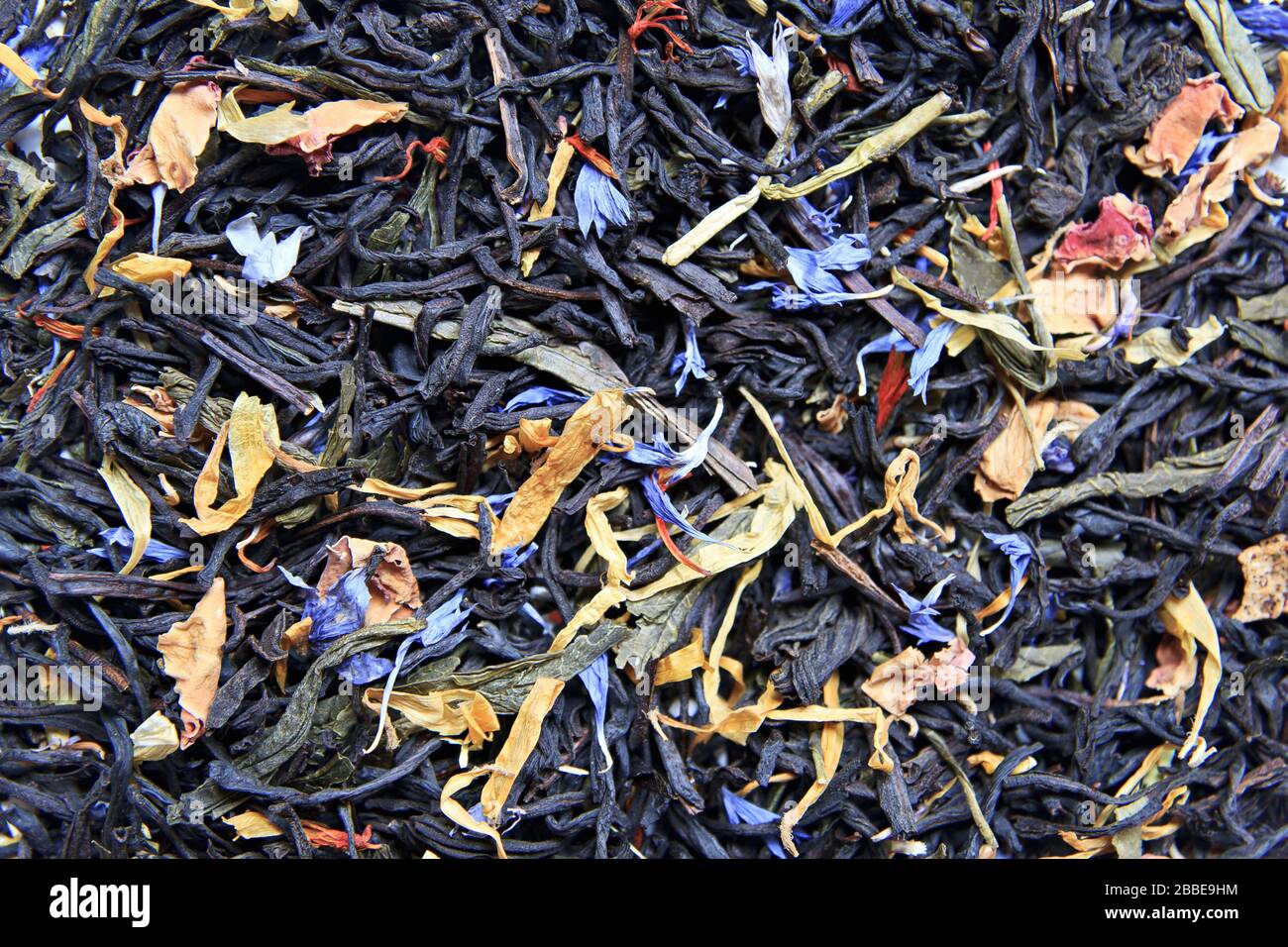 Lot of tea filling the picture Stock Photo - Alamy