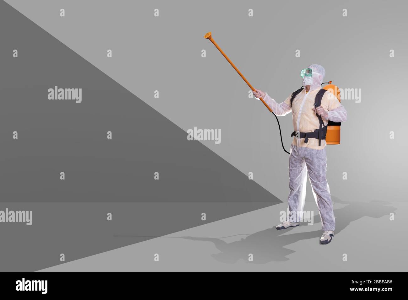 disinfection against viral or bacterial contamination with disinfectant