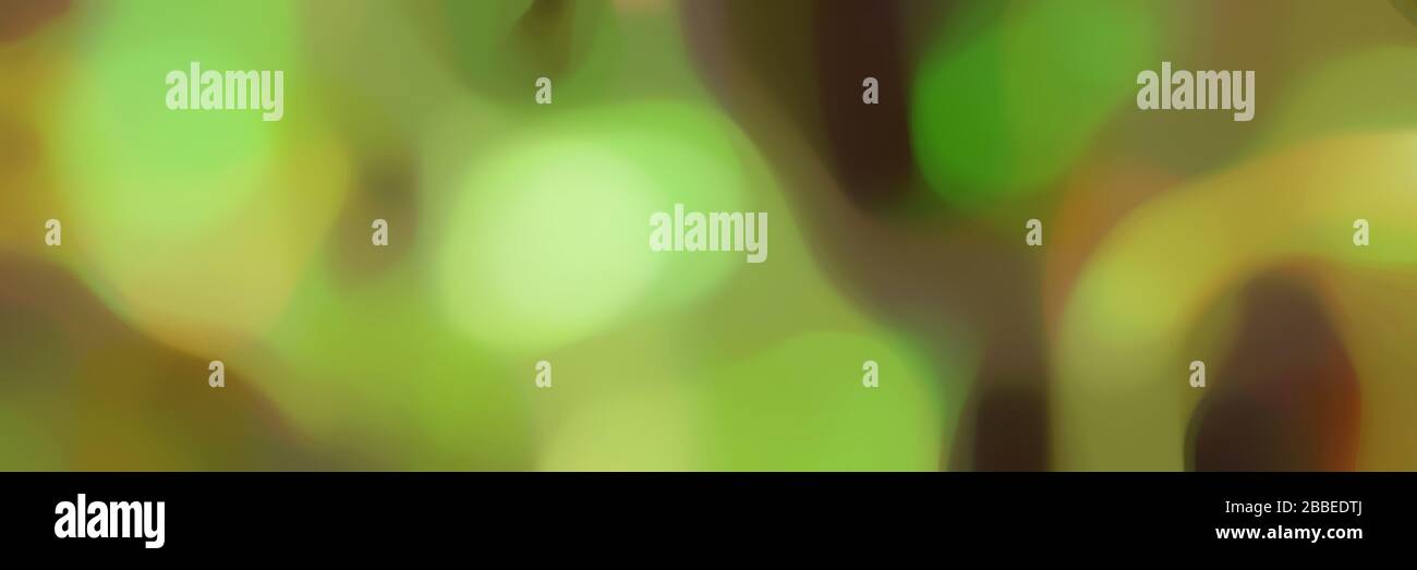 blurred bokeh horizontal header background texture with olive drab