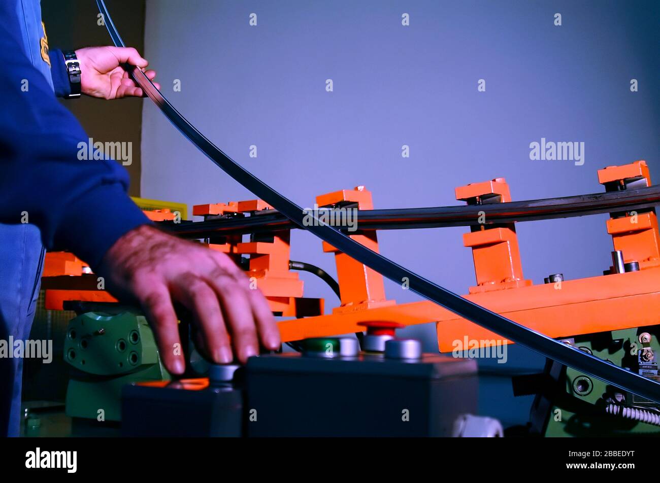 Metalworking metalworker machining hi-res stock photography and images ...