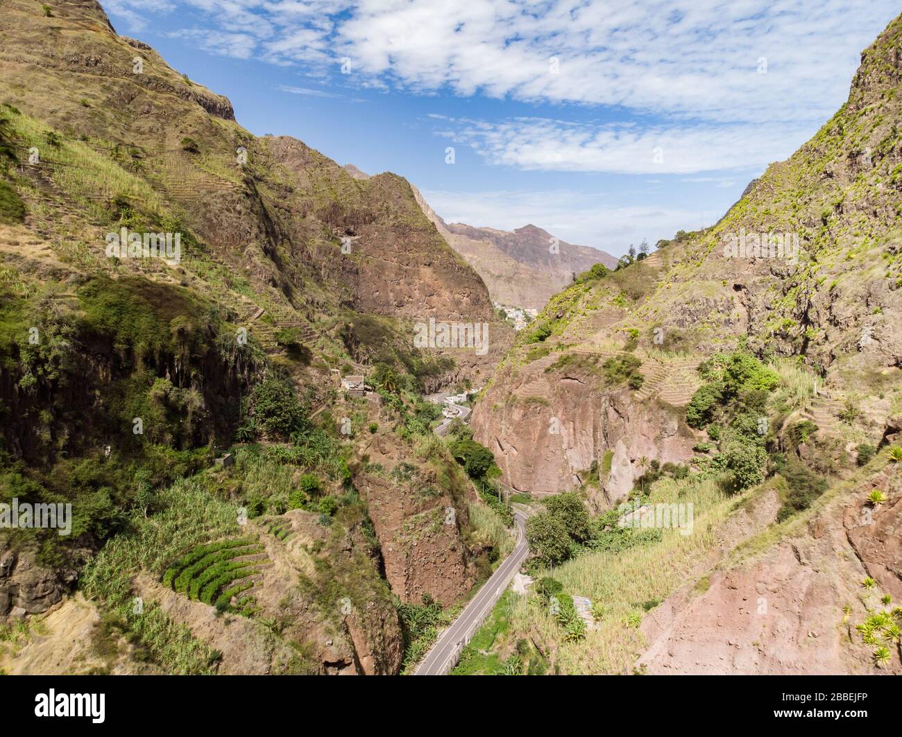 Mountains in Santo Antao Island, Cabo Verde Stock Photo - Alamy