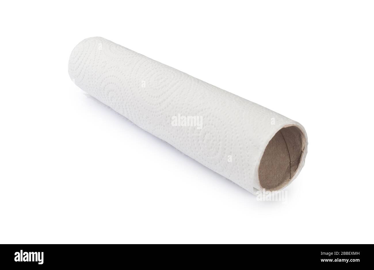 Paper Roll Background Hi Res Stock Photography And Images Alamy   Studio Shot Of A Roll Of Empty Kitchen Roll Cut Out Against A White Background 2BBEXMH 