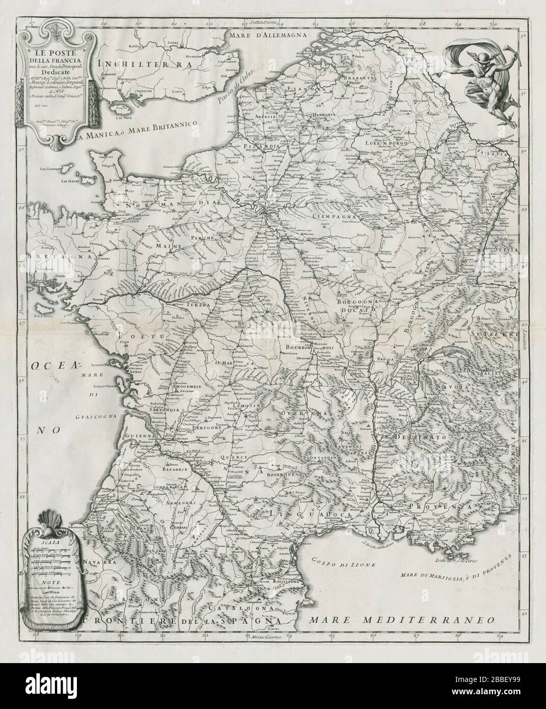 1697 map hi-res stock photography and images - Alamy