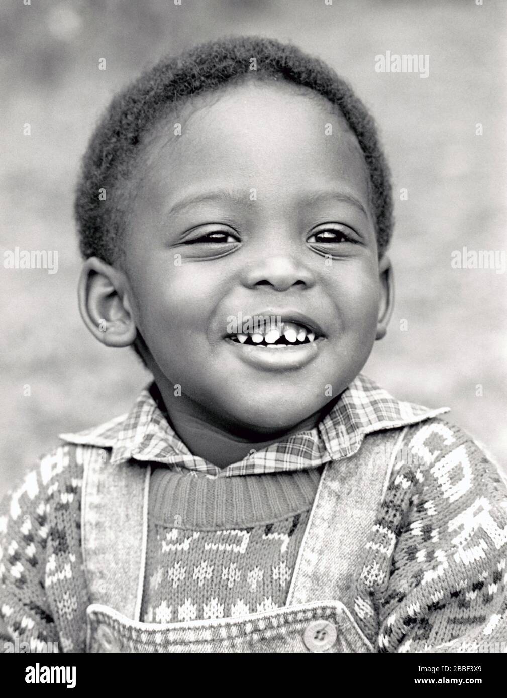 Small boy UK 1988 MR Stock Photo