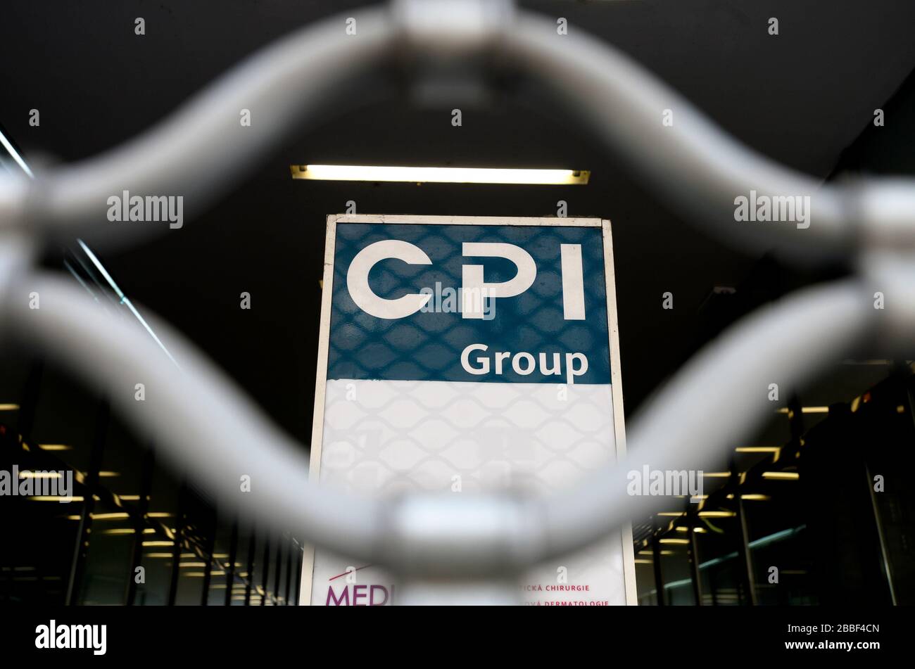 Prague, Czech Republic. 31st Mar, 2020. The logo of CPI Property Group
