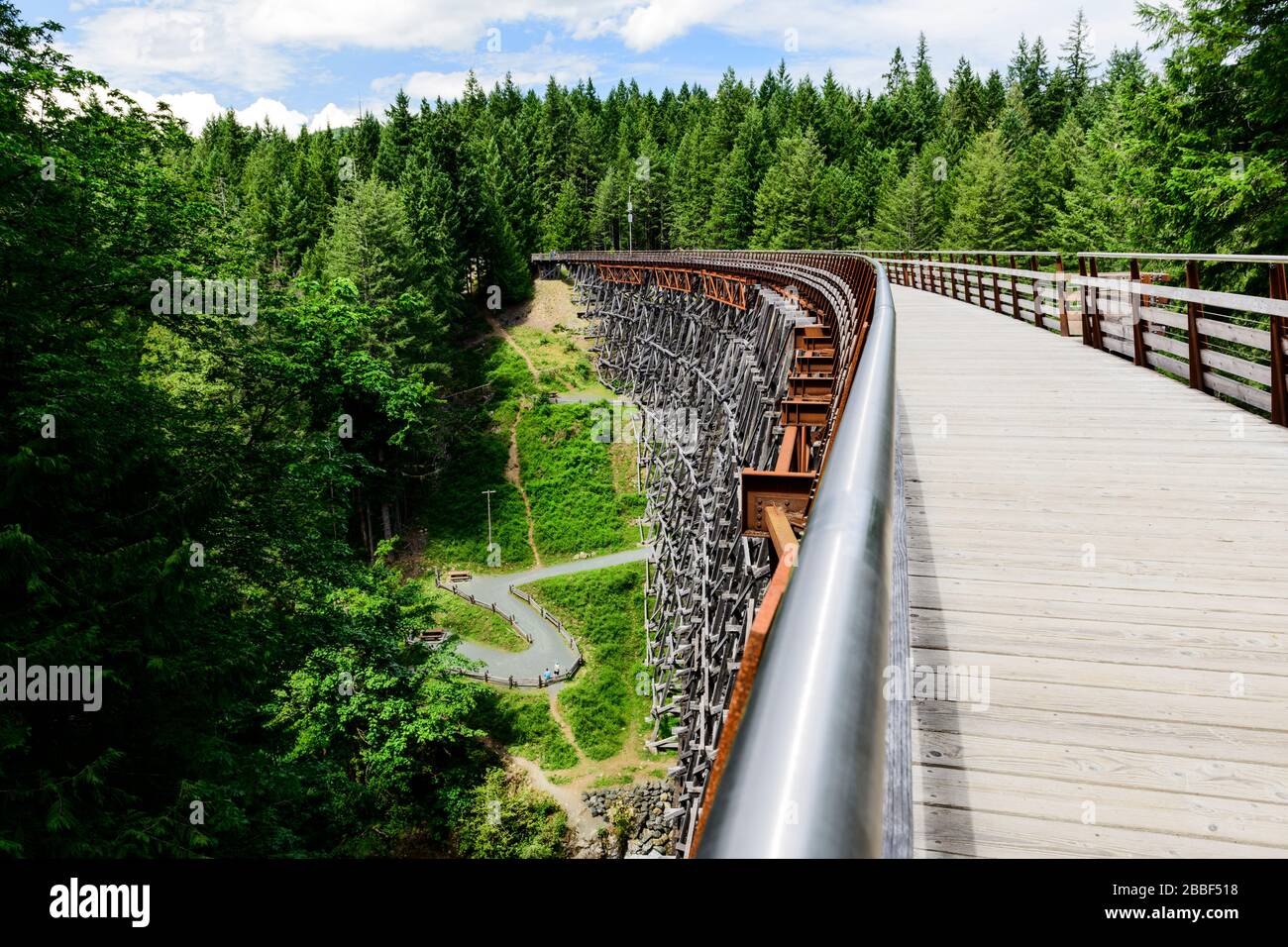 The Kinsol Trestle near Shawnigan Lake, British Columbia, Canada Stock Photo