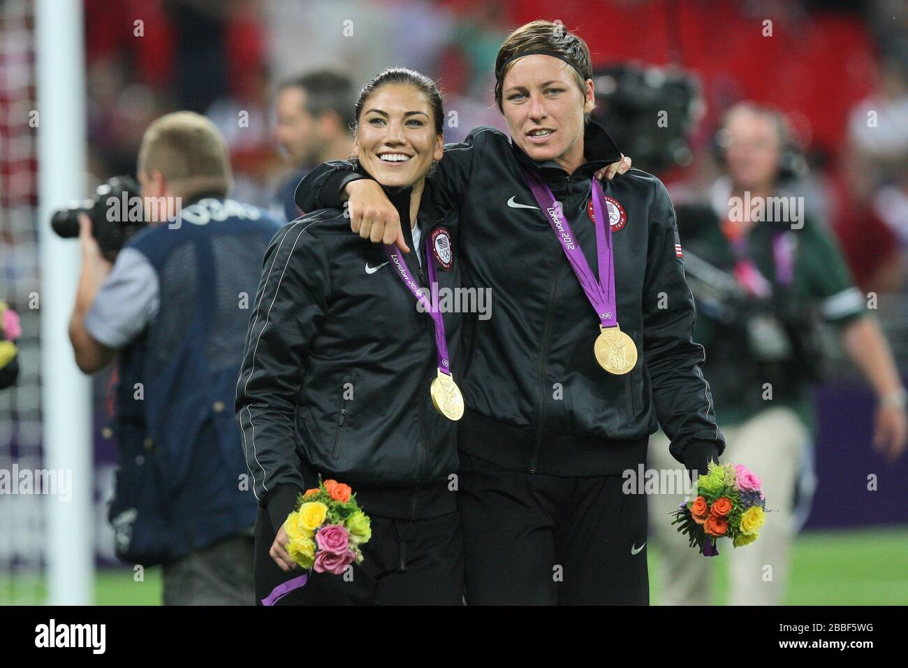 Gold medal winners USA during the Final of the London 2012 Olympics