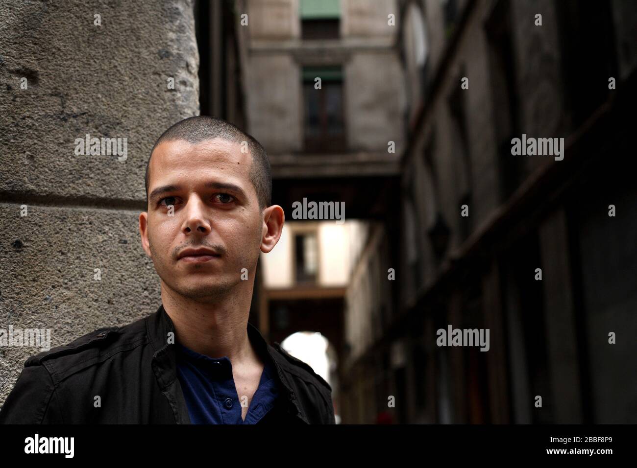 Abdellah Taïa, Moroccan writer and filmmaker who writes in the French language. Stock Photo